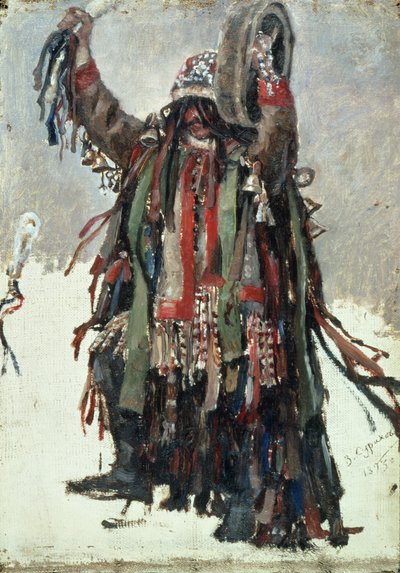 A Shaman, sketch for 